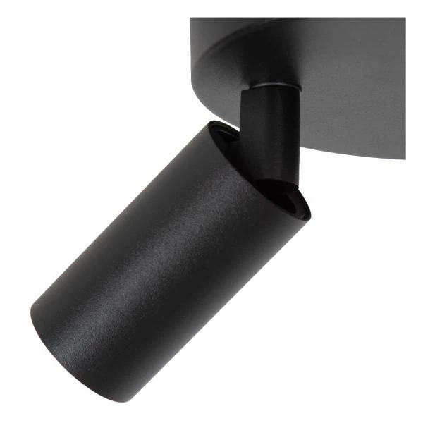 Lucide RITMO - Deckenstrahler - Ø 18 cm - 3xGU10 (MR11) - Schwarz - detail 2